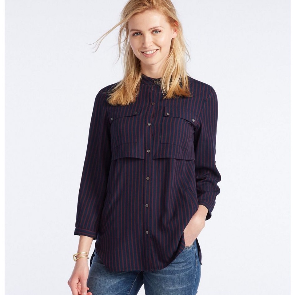 NWOT LL Bean striped tunic‎